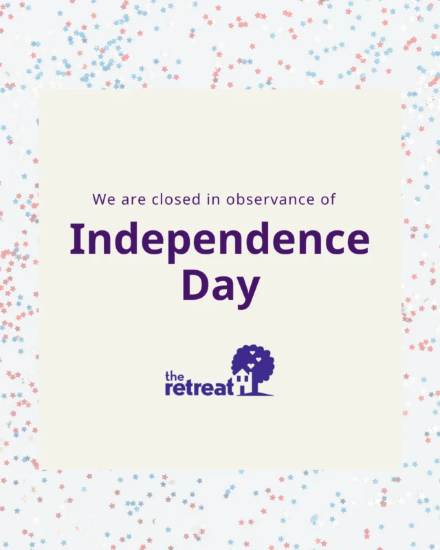 Our administrative offices will be closed on Friday, July 4th in observance of Independence Day. We'll be open again on Monday, July 7th. For anyone who needs support, responders are available through our 24-hour hotline at 631-329-2200. Have a safe and enjoyable holiday weekend 🎆