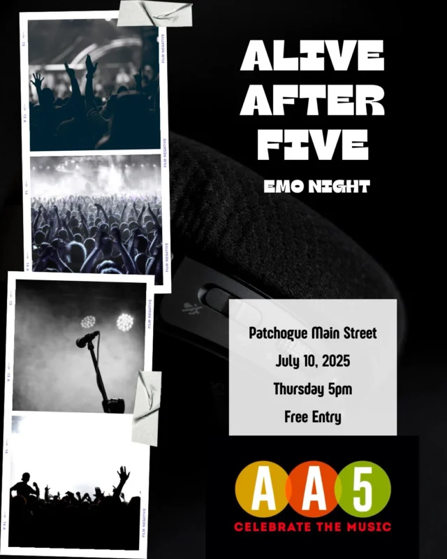 🎉 Join Us at Alive After Five! 🎉⁠
⁠
We’re excited to be part of Patchogue’s Alive After Five summer street festival, a beloved Long Island tradition that brings 20,000+ people downtown for food, music, art, and community fun! Look for The Retreat’s table. We’ll be sharing resources and talking about how we support survivors and build safer communities.⁠
⁠
📍 Join us on July 10, July 31, and August 14⁠
🕔 From 5PM to 9PM. ⁠
More info: https://patchogue.com/alive-after-five