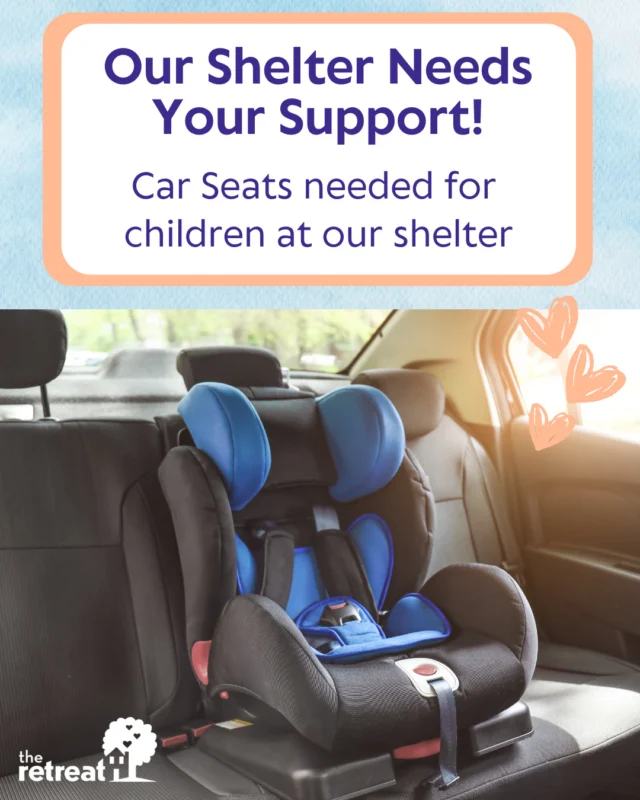 Urgent Need: Car Seats! Our shelter is in need of infant, regular, and booster car seats to support families as they begin their next chapter. We welcome new or gently used (non-expired) car seats.⁠
⁠
📍 Drop-off: 13 Goodfriend Drive, East Hampton, NY 11937⁠
Monday–Thursday, 8:30 AM–4:30 PM⁠
Friday, 8:30 AM-2PM⁠
⁠
📞 Questions? Call our main office at 631-329-4398⁠
⁠
Your donation helps keep survivors and their children safe. Thank you for supporting our mission!⁠
⁠
#TheRetreat #AllAgainstAbuse